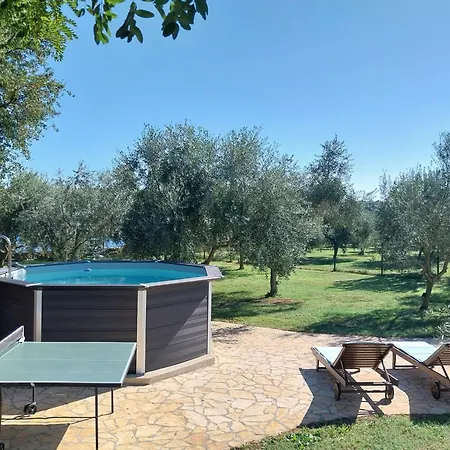 別荘 Ive & Beta With Pool & Jacuzzi In A Olive Grove, - Istria ポメル